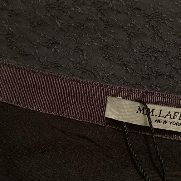 MM LaFleur The Makeba Vine Jacquard Gray A-Line Skirt NWT - Picture 8 of 9